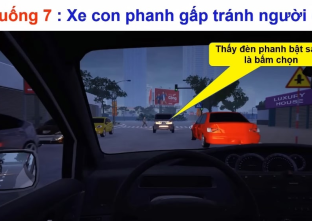 Mẹo thi mô phỏng 120 tình huống giao thông đạt điểm tối đa