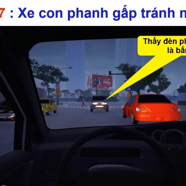 Mẹo thi mô phỏng 120 tình huống giao thông đạt điểm tối đa